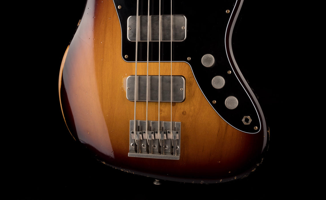 Fano Oltre JM4 Bass Medium Distress Tobacco Burst with Gig Bag