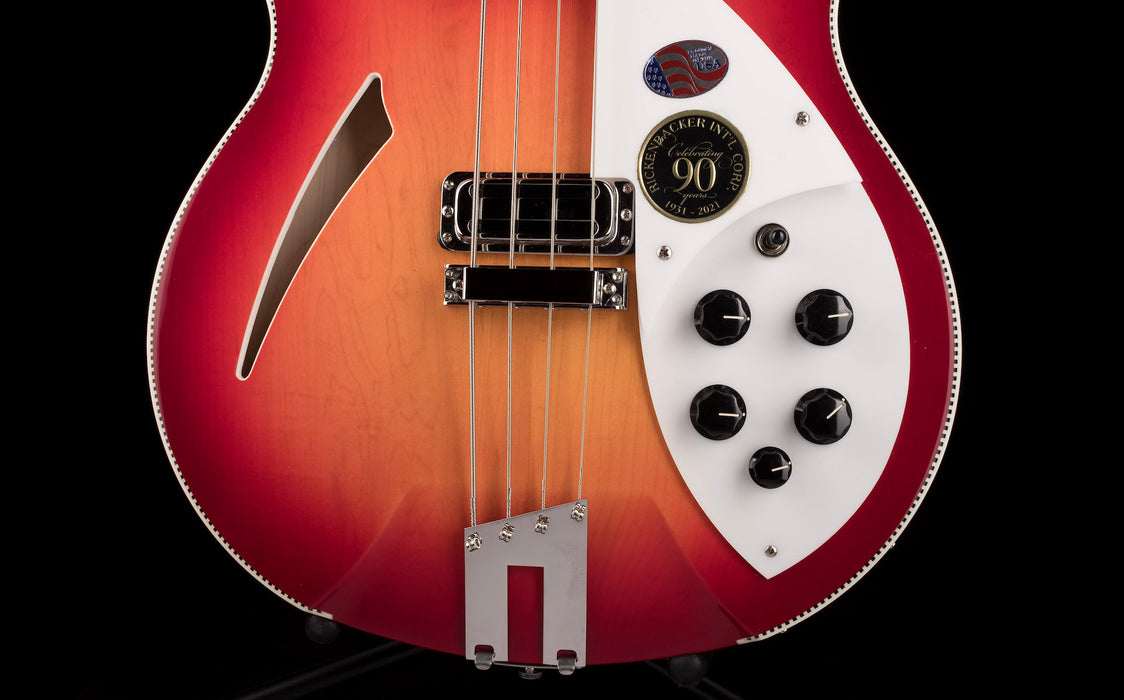 Rickenbacker 90th Anniversary Limited Edition 4005XC AFG Amber FireGlo Semi Hollow