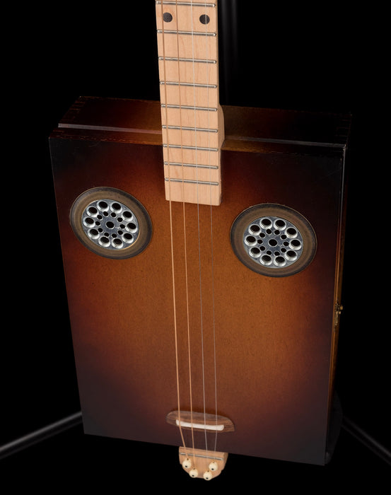 Daddy Mojo 4-String Sunburst Hand Cigar Box Guitar