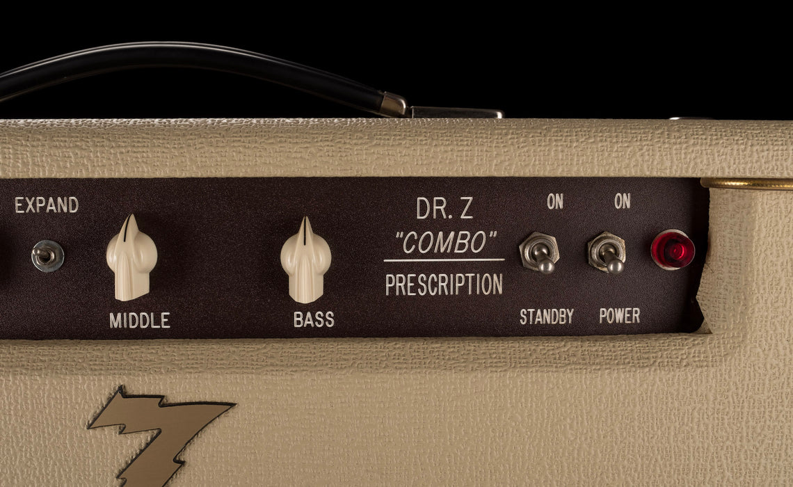 Pre Owned 1999 Dr. Z Prescription 2x12" Guitar Amp Combo With Bakelite Attenuator Blonde