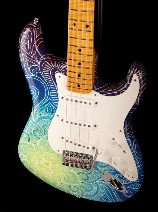 Pre-Owned Fender Custom Shop Masterbuilt Greg Fessler Madison Roy "Mandala Burst" 1968 Stratocaster