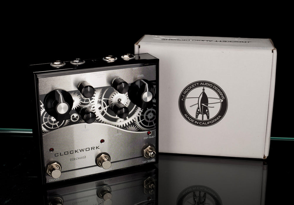 Used J Rockett Audio Designs Clockwork Echo Guitar Effect Pedal With Box