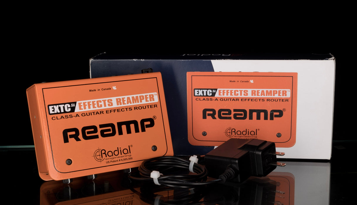 Used Radial Engineering EXTC-SA Reamp Guitar Effects Reamper with Box
