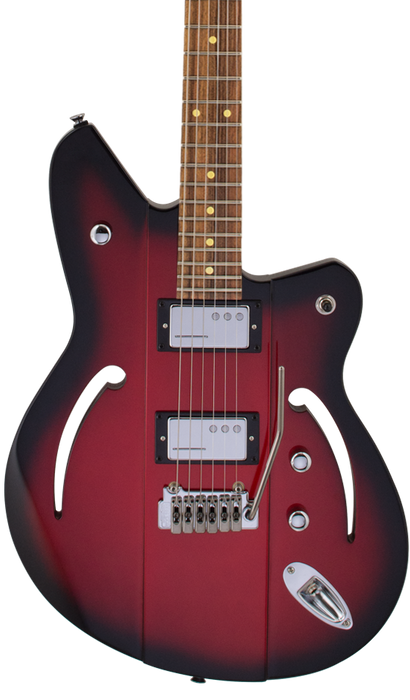 Reverend Airsonic W Roasted Maple Neck Metallic Red Burst