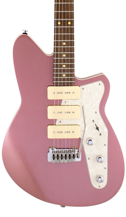 Reverend Jetstream 390 Roasted Maple Neck Electric Guitar Mulberry Mist