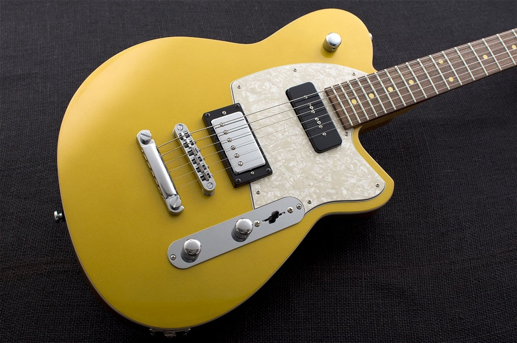 Reverend Double Agent OG Roasted Maple Neck Electric Guitar Venetian Gold