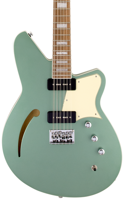 Reverend Airwave 12 String Semi Hollow Body Guitar Metallic Alpine