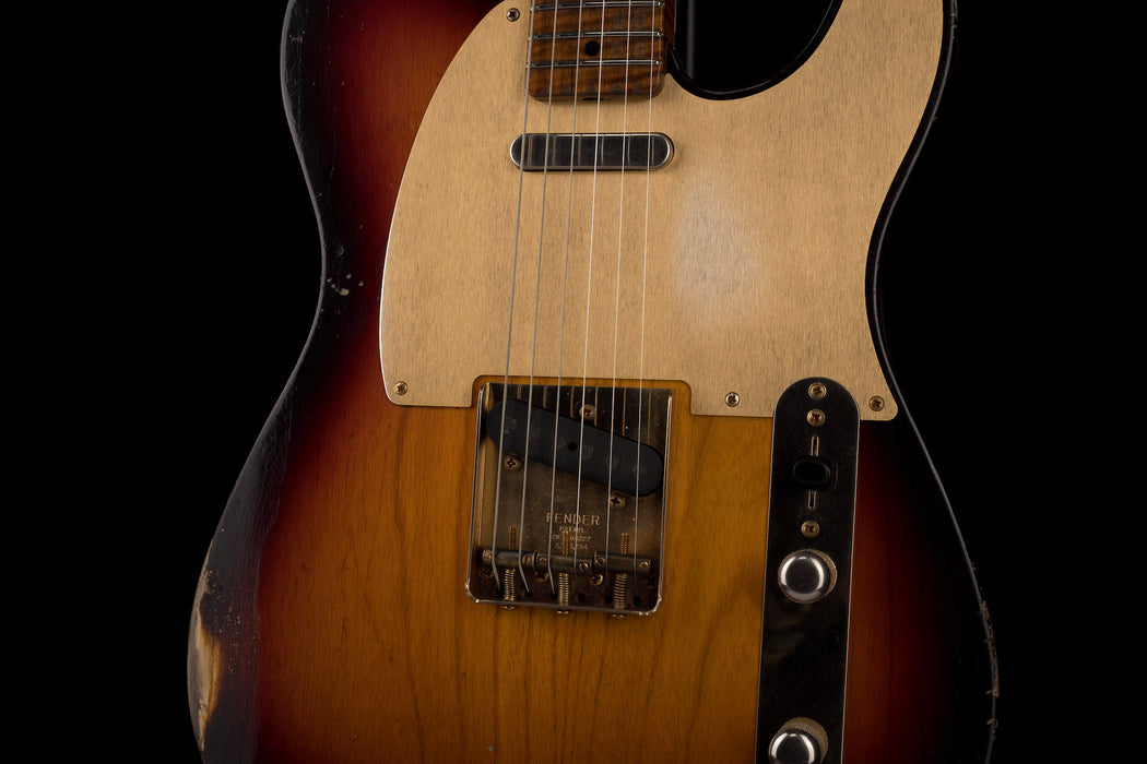 Fender Custom Shop Masterbuilder Apprentice Nick Saccone 50's Tele Relic Chocolate 3-Tone Sunburst