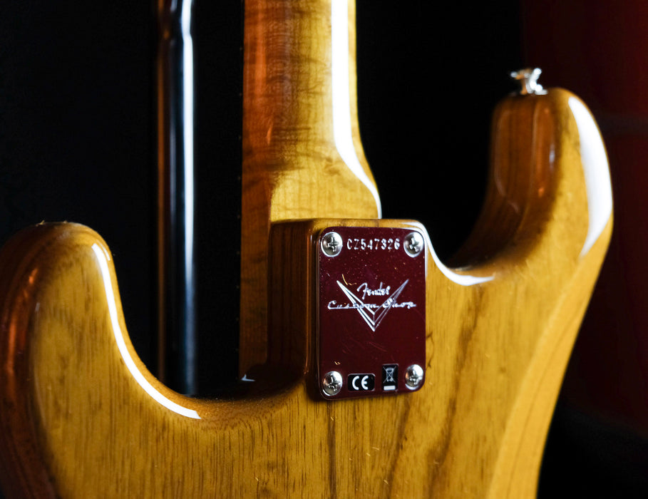 Fender Custom Shop Artisan Thinline Stratocaster Roasted Ash Body Spalted Maple Top Aged Natural