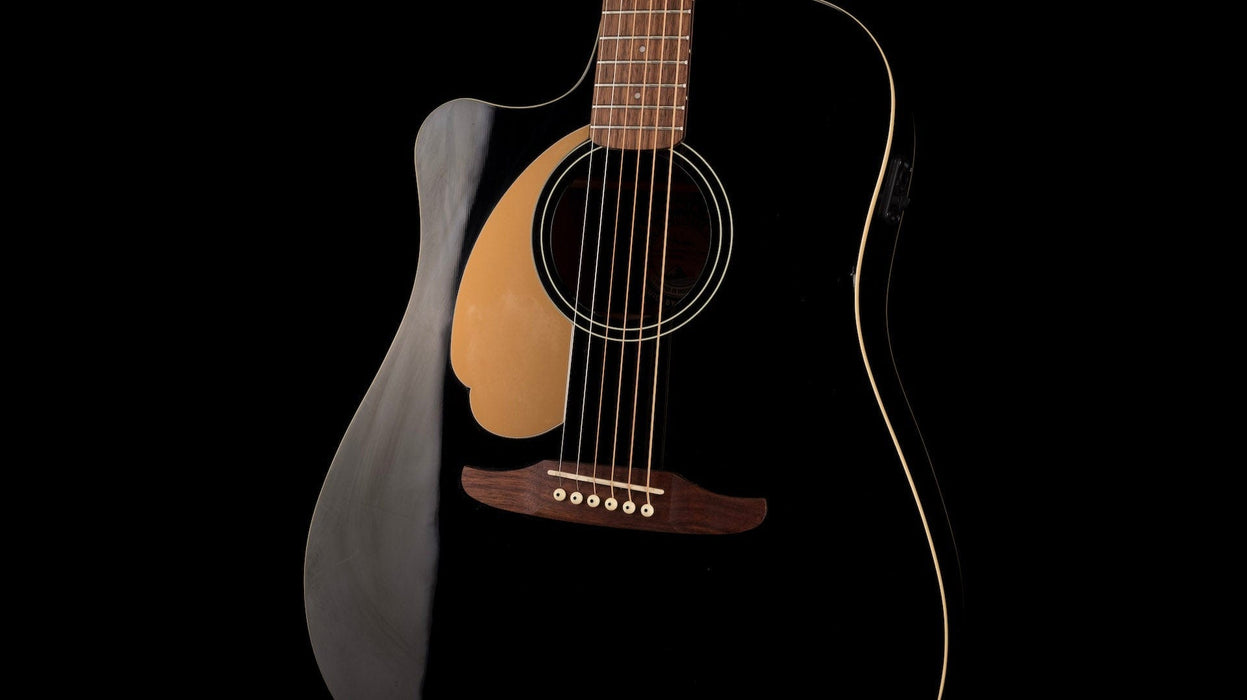 Used Fender Player Redondo Left-Handed Jetty Back Acoustic-Electric w/ Gig Bag