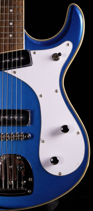 Eastwood Sidejack Deluxe Baritone - Dark Metallic Blue