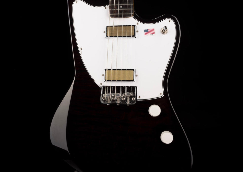 Used Harmony Limited Edition Silhouette Flame Maple Top Transparent Black with Mono Case