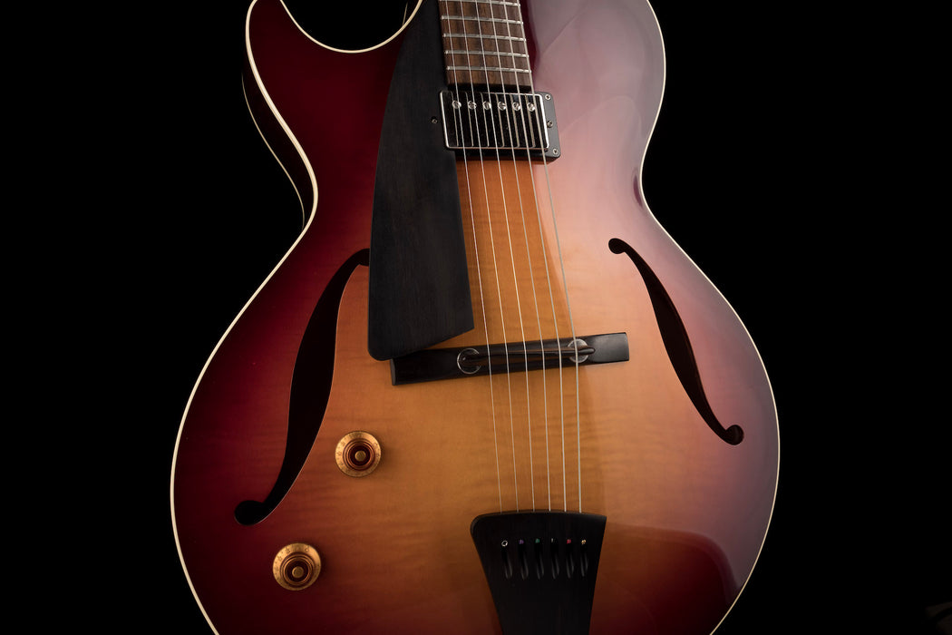 Pre Owned 2013 Collings Eastside LC Archtop Left-Handed Sunburst With Case