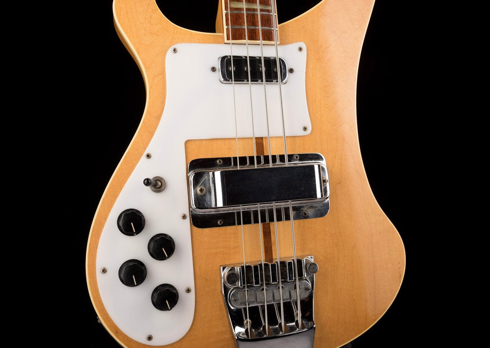 Pre Owned 1974 Rickenbacker 4001 Bass Maple Glo With HSC - Duffy Snowhill