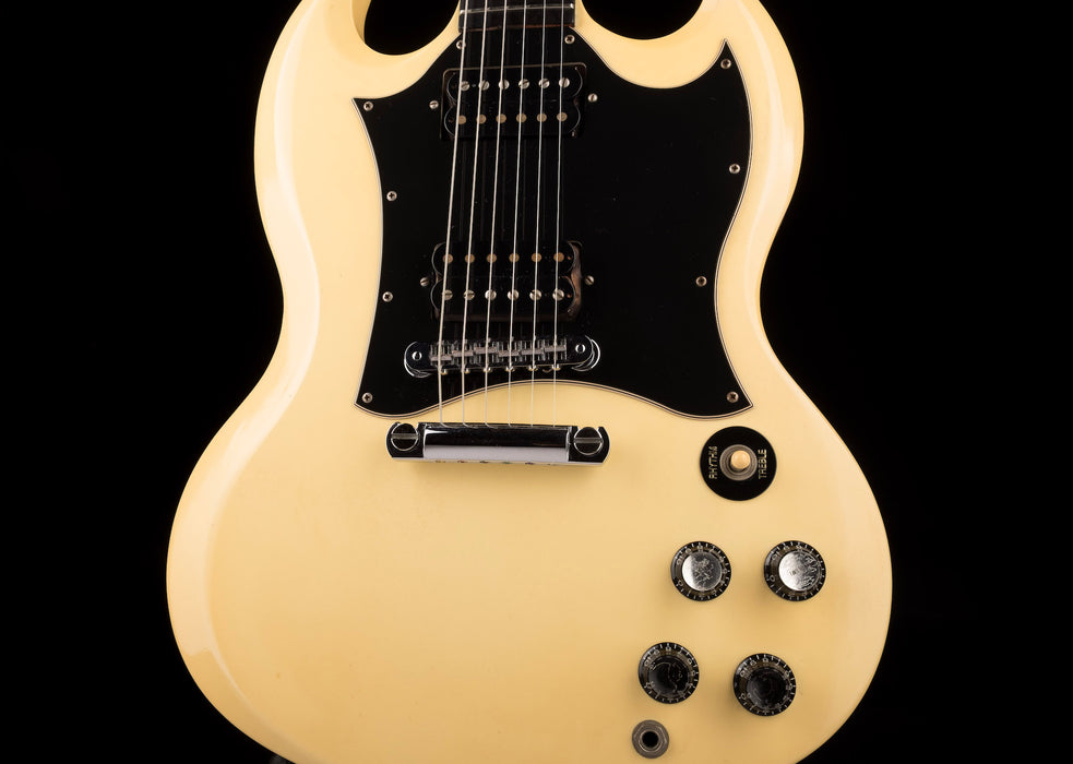 Pre Owned 2002 Gibson SG Special Vintage White Ebony Fingerboard With Case