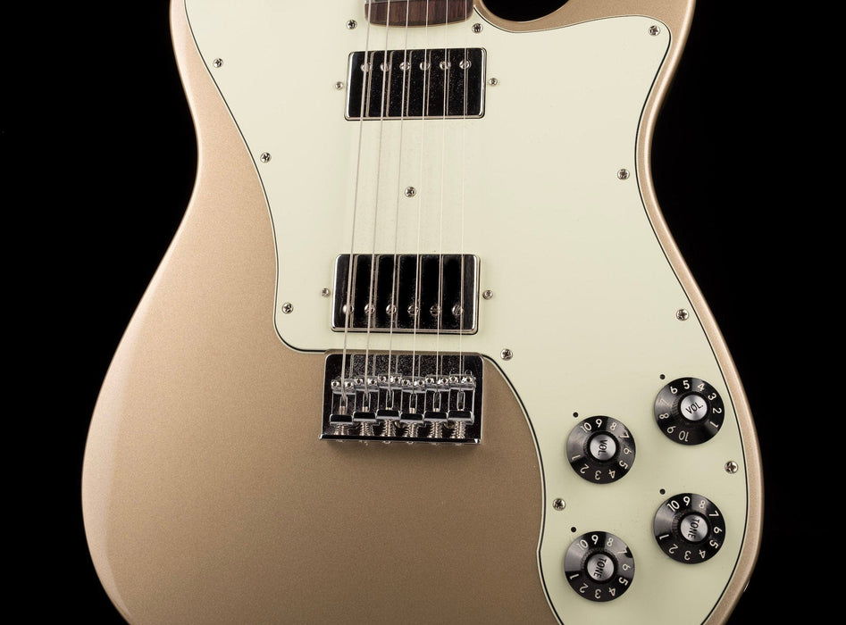 Used Chris Shiflett Telecaster Deluxe Shoreline Gold with OHSC
