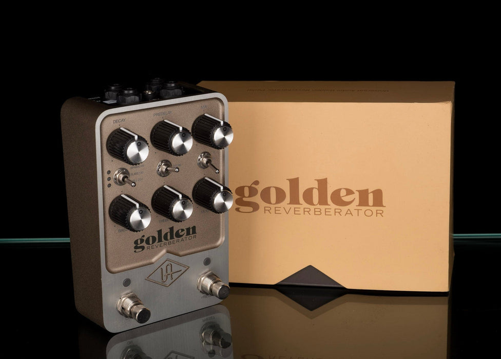Used Universal Audio Golden Reverberator Pedal With Box