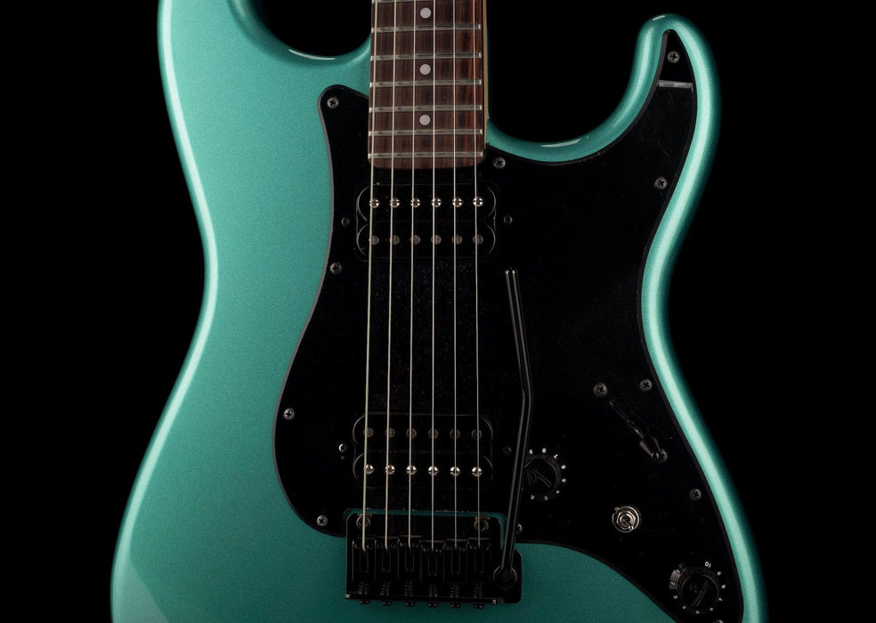 Used Fender Boxer Series Stratocaster HH Sherwood Green Metallic Electric Guitar With Gig Bag