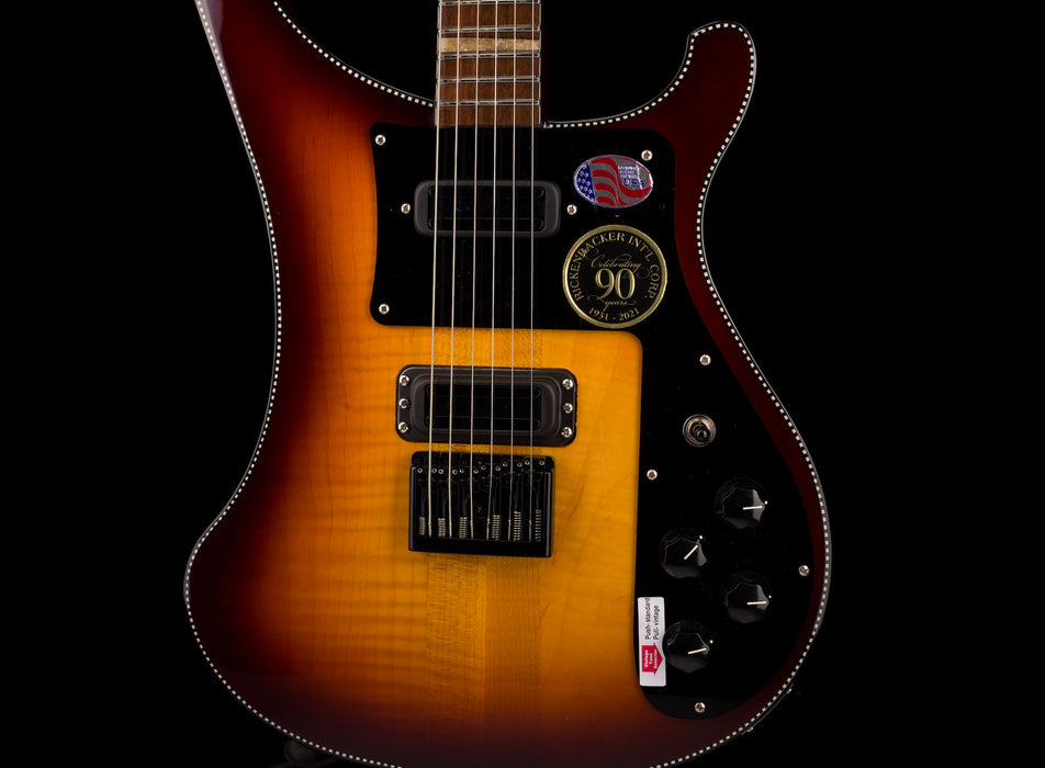 Rickenbacker Limited Edition 90th Anniversary 480XC TBG TobaccoGlo Guitar In Stock!!