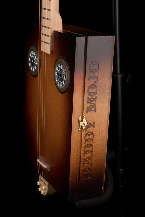 Daddy Mojo 4-String Sunburst Hand Cigar Box Guitar