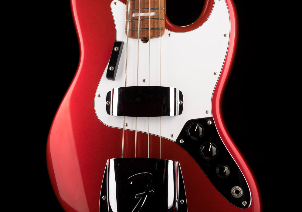 Used 2010 Fender 50th Anniversary Jazz Bass Candy Apple Red with OHSC