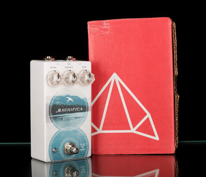 Used Foxpedal Magnifica V2 Reverb Guitar Effect Pedal With Box