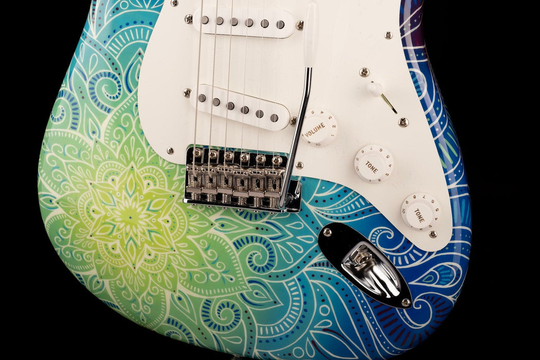 Pre-Owned Fender Custom Shop Masterbuilt Greg Fessler Madison Roy "Mandala Burst" 1968 Stratocaster