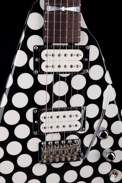 Pre-Owned Fender Custom Shop Masterbuilt Todd Krause Katana Black & White Dot with OHSC