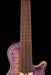 Mayones Cali4 Bass 17.5" Scale 3A Quilted Maple Top/Swamp Ash Body Trans L.U.V. Finish with Case