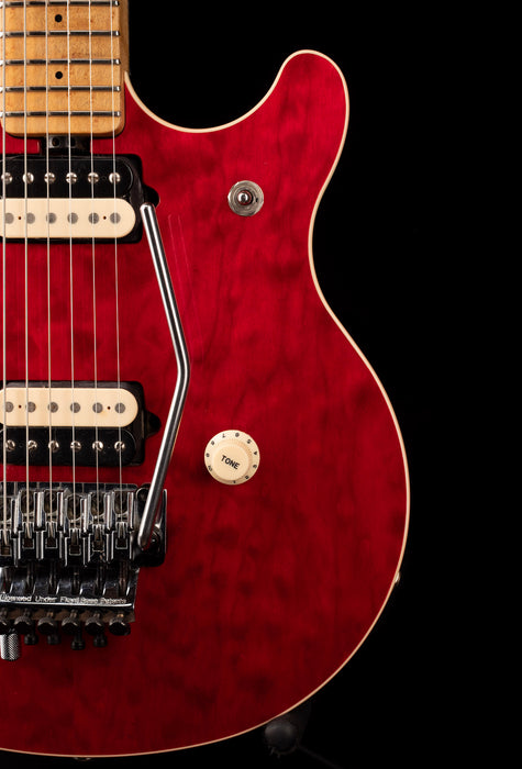 Pre Owned 1995 MusicMan Eddie Van Halen EVH Model Guitar Rare Trans Red With HSC