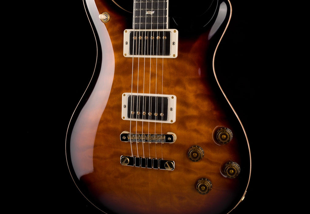 PRS Core McCarty 594 Quilt 10 Top Black Maple Neck Custom Color Solano Burst with Case