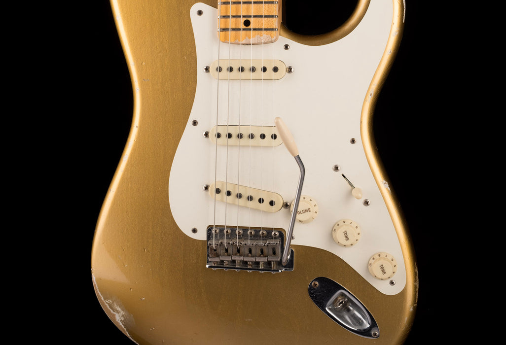 Pre Owned 2017 Fender Custom Shop '57 Stratocaster HLE GOLD With OHSC