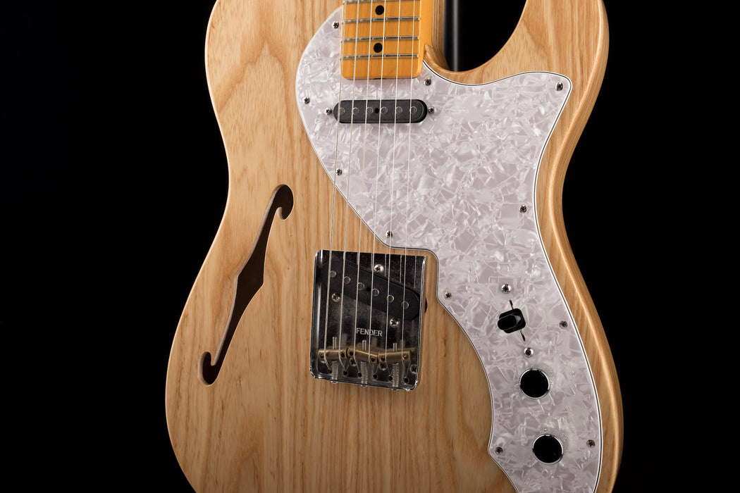 Used '09 Fender FSR Thinskin 1968 Telecaster Thinline Natural W/ OHSC & Upgrades
