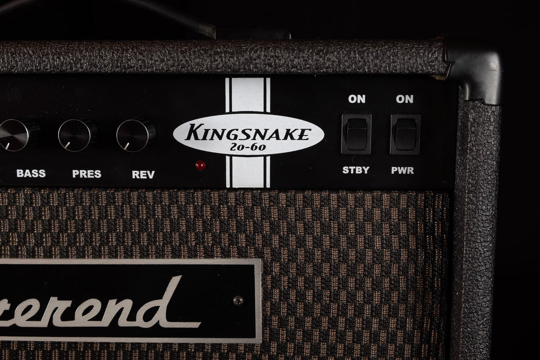 Used '04 Reverend Kingsnake 60-20 1x12 Combo 6L6 Tube Guitar Amp With Cover 1 of 300 Made!!
