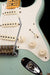 vFender Custom Shop 1957 Stratocaster Relic Faded Aged Daphne Blue Electric Guitar