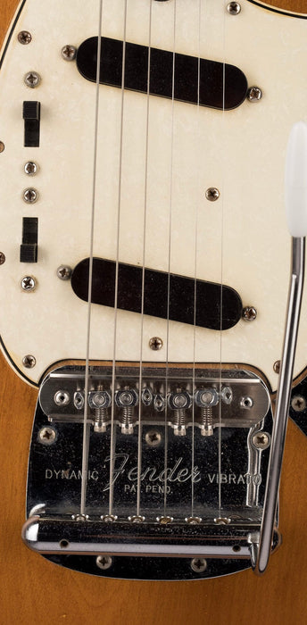 Pre Owned Vintage 1965 Fender Mustang Stripped Natural With OHSC