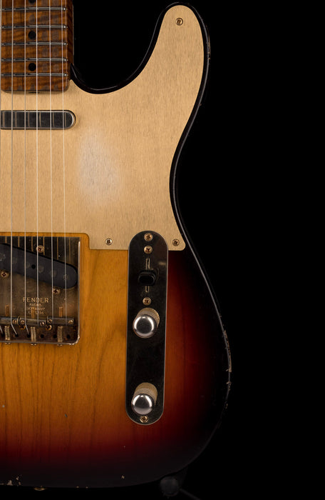 Fender Custom Shop Masterbuilder Apprentice Nick Saccone 50's Tele Relic Chocolate 3-Tone Sunburst