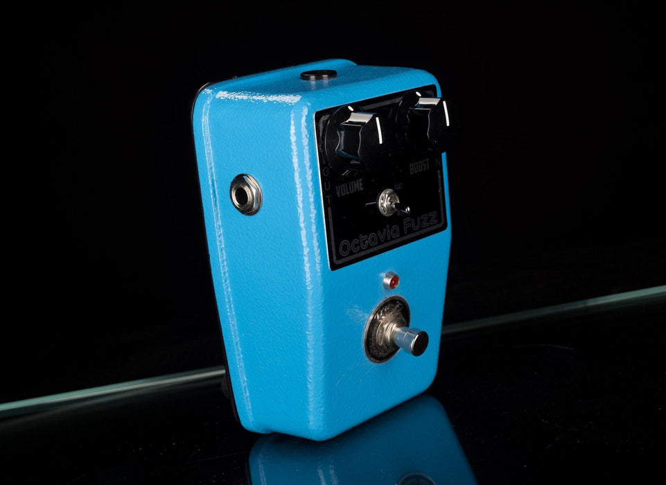 Used Tru-Fi Octavia Fuzz Guitar Pedal Blue with Box