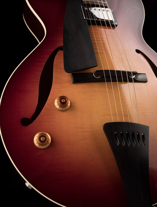 Pre Owned 2013 Collings Eastside LC Archtop Left-Handed Sunburst With Case