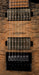 Mayones Regius 4Ever 7 String Baritone 5A Grade Quilted Flame Maple Top Trans Black Feather Finish