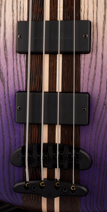 Mayones Viking 4 String Bass Guitar Dirty Ash Purple Horizon