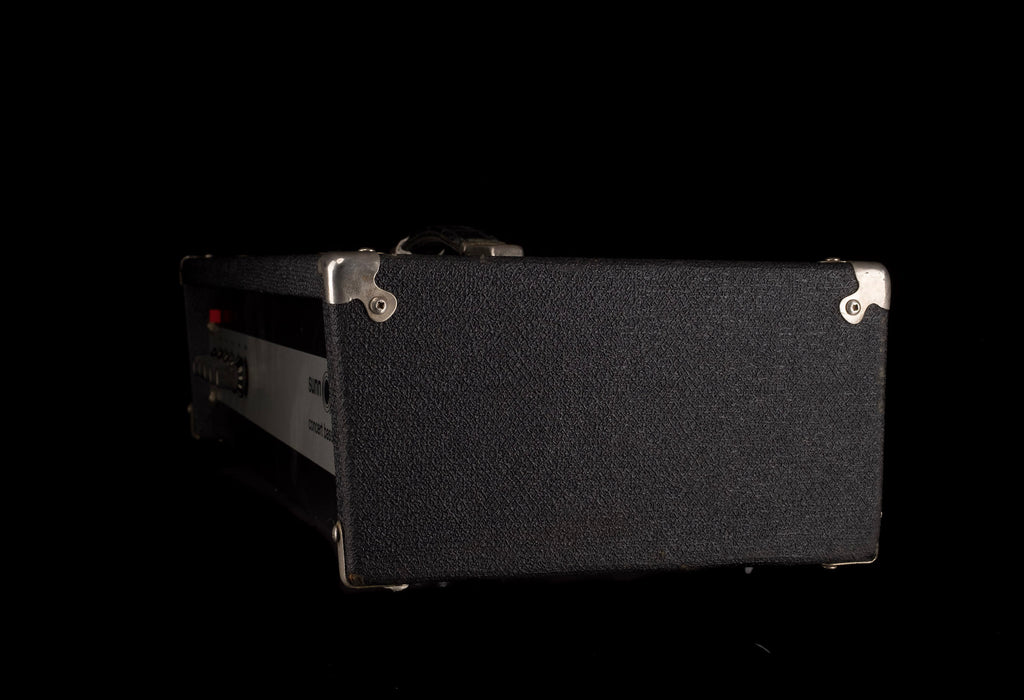 Pre Owned 1970's Sunn Concert 300-Watt  4-Ohm Black Bass Amp Head With Cover
