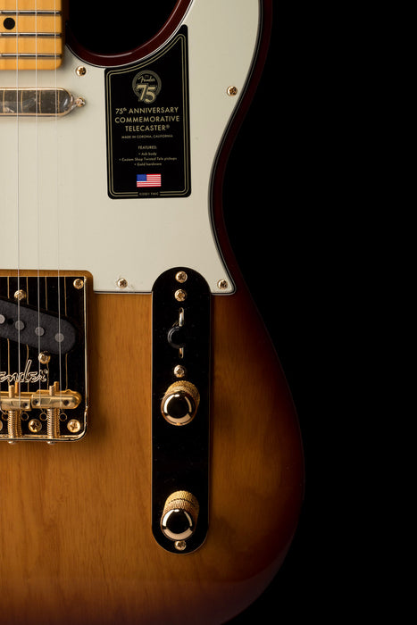 Fender 75th Anniversary Commemorative Telecaster 2-Color Bourbon Burst