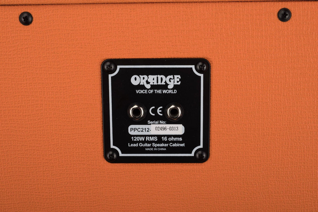 Used Orange PPC212-OB Open Back Orange Guitar Amp Cabinet