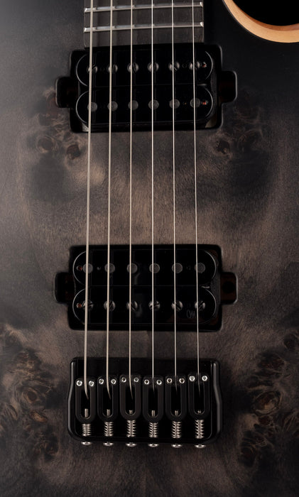 Mayones Duvell Elite 6 Trans Black Burst Electric Guitar With Hybrid Soft Case