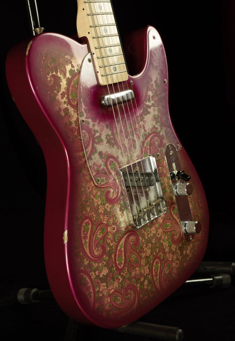 Pre-Owned 2004 Fender Custom Shop Relic '69 Pink Paisley Telecaster With OHSC