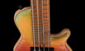 Mayones Cali4 Flame 3A Maple Top Custom Color Trans Rainbow Matt Finish with Case 