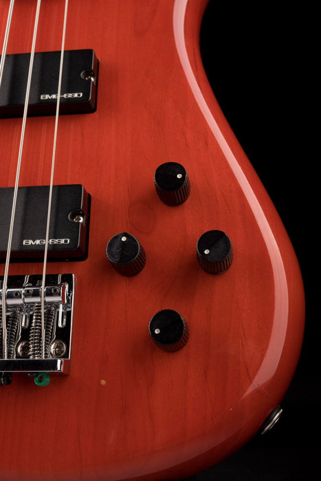 Used Spector NS-2002B Bass Trans Red with Gig Bag
