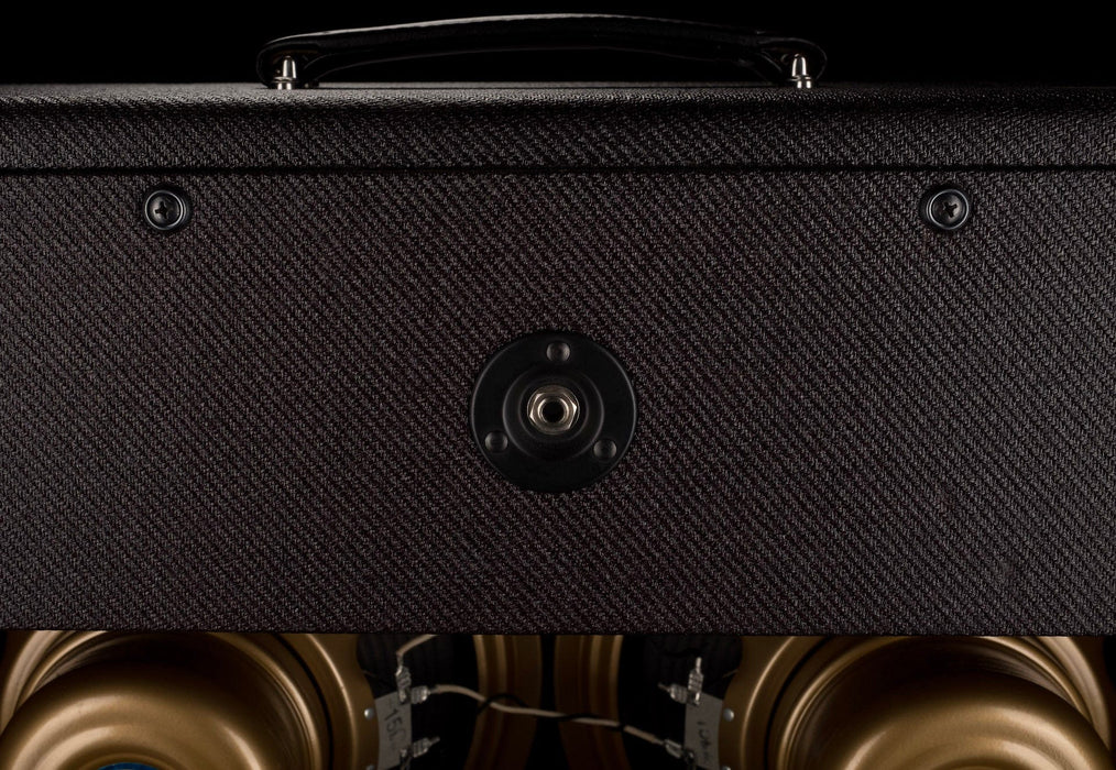 Pre Owned Swart 2x12" Open Back Guitar Amp Cabinet Black With Road Case