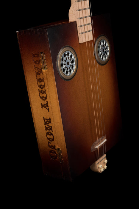 Daddy Mojo 4-String Sunburst Hand Cigar Box Guitar